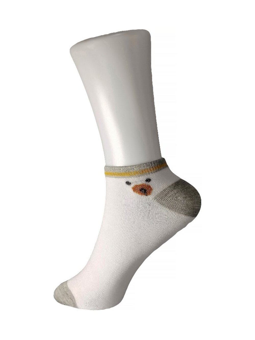 5 Pairs Tutuanna Socks - White, Gray & Brown Teddy
